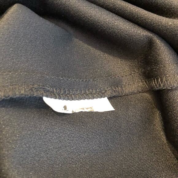 Frank Lyman Design black pleated shoulder overlay sheath dress size 6 - Picture 8 of 13